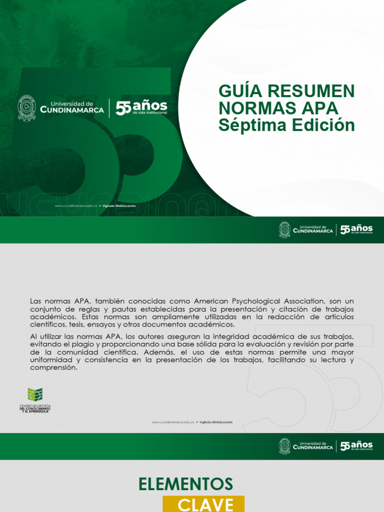 Guía Rápida Normas APA Séptima Edición | PDF | Estilo apa | Plagio