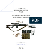 Dragunov 7.62 mm SVD Sniper Rifle - Technical Description and Service Manual