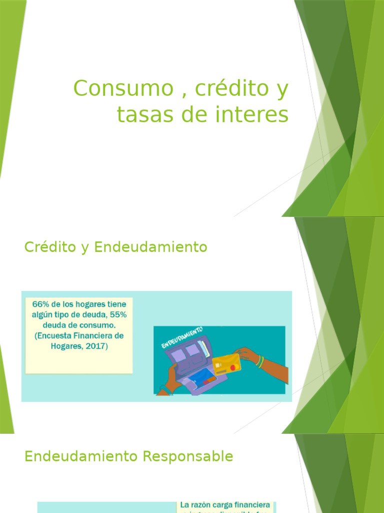 Tipos de Créditos y Tasas de Interés | PDF