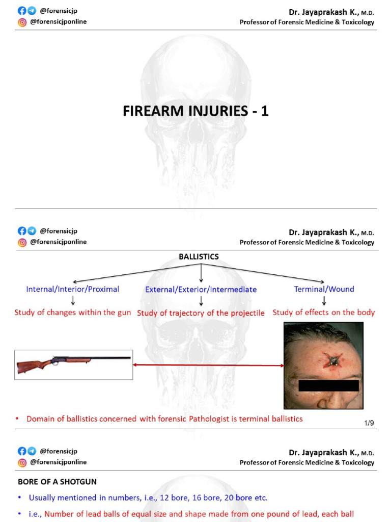 Firearm Injuries | PDF
