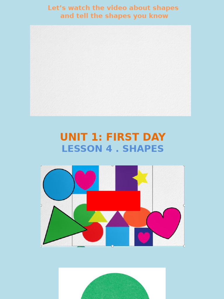 Shapes Lesson Plan for Kids | PDF | Classical Geometry | Elementary ...
