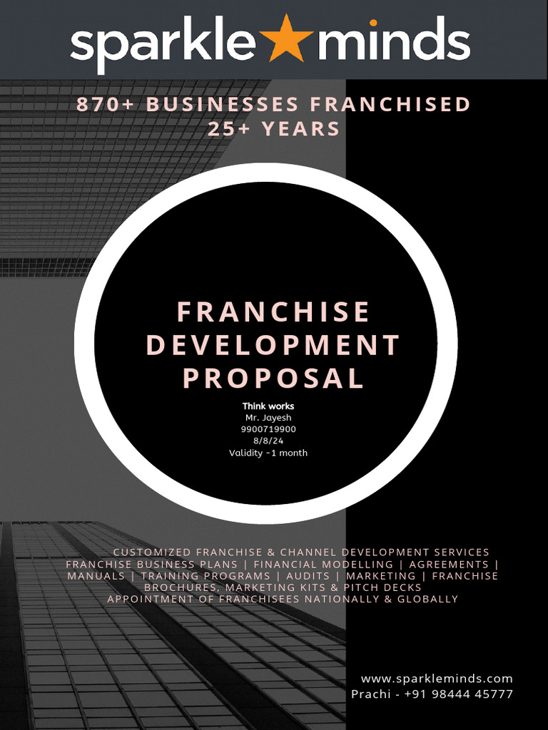 Franchise Development Proposal - Think Works - 882024 | PDF ...