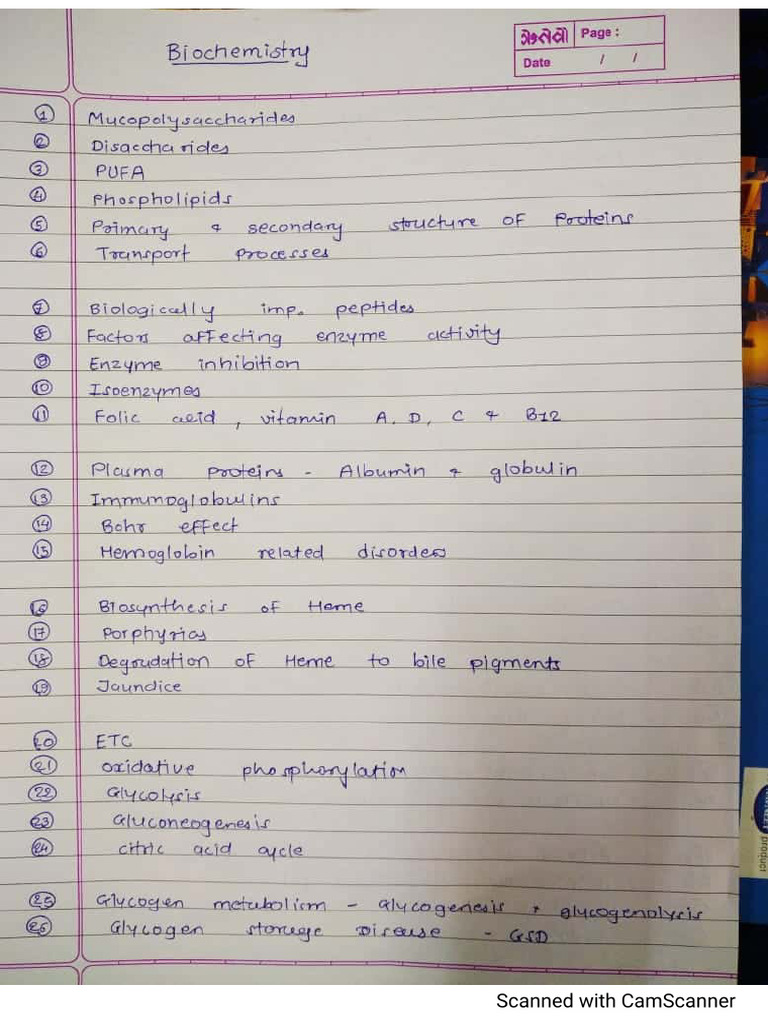 Biochemistry Imp | PDF