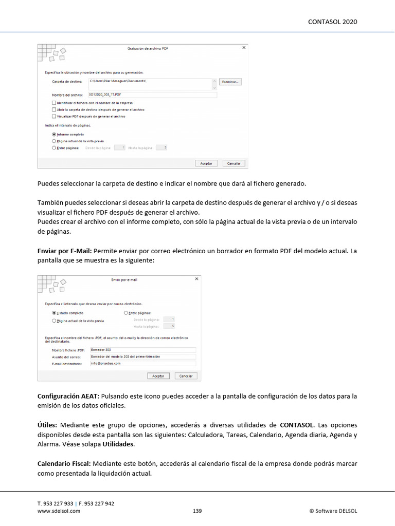 Guía de Uso de CONTASOL 2020 | PDF | Archivo de computadora ...