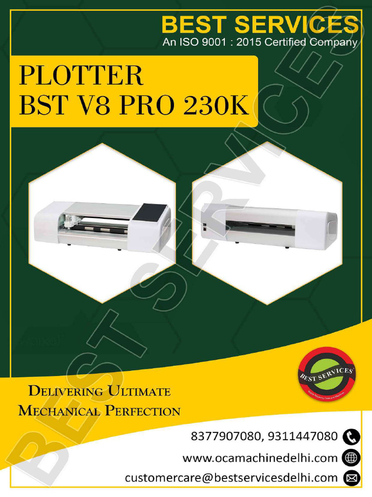 V8 Pro 230k Cutting Plotter - Feb24 | PDF