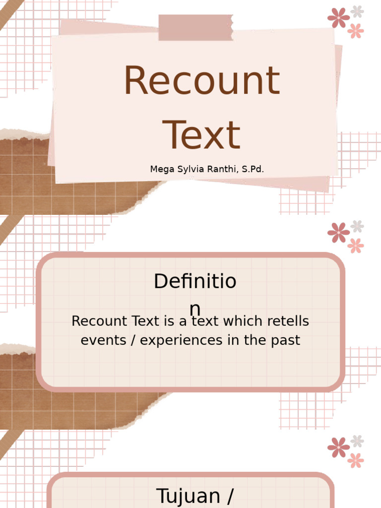 Recount Text Media | PDF