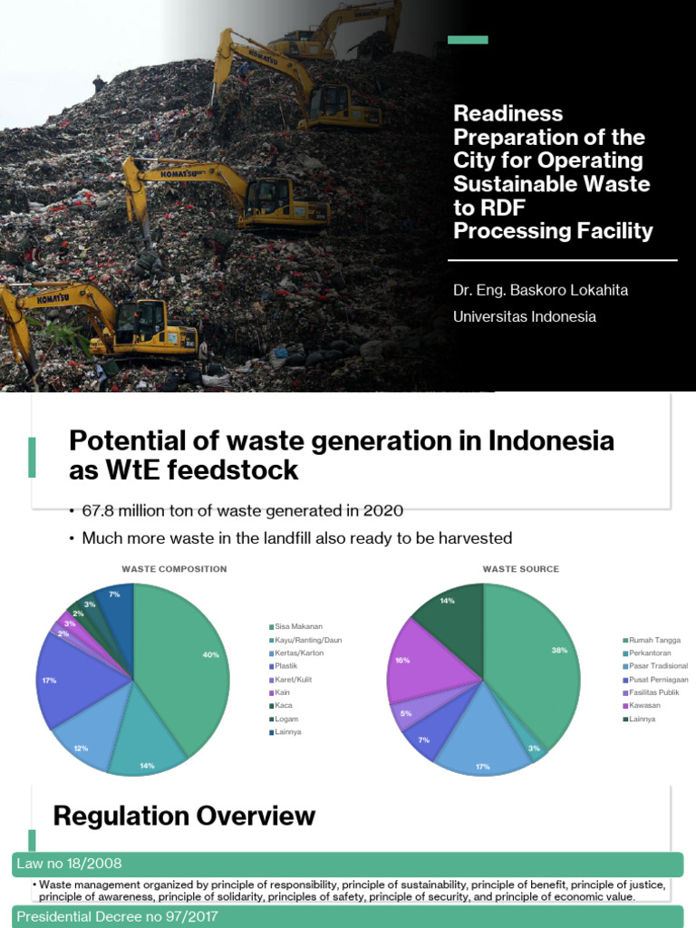 Sustainable Waste Management in Indonesia | PDF | Pollution ...