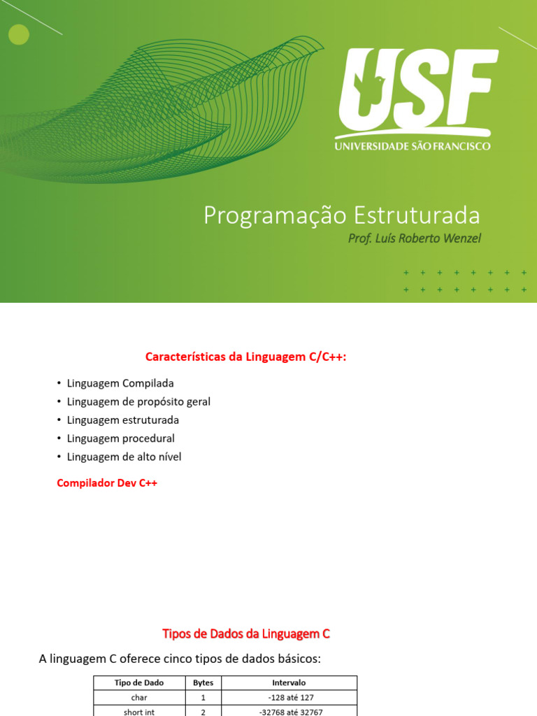 Fundamentos da Linguagem C e C++ | PDF | C (linguagem de programação ...