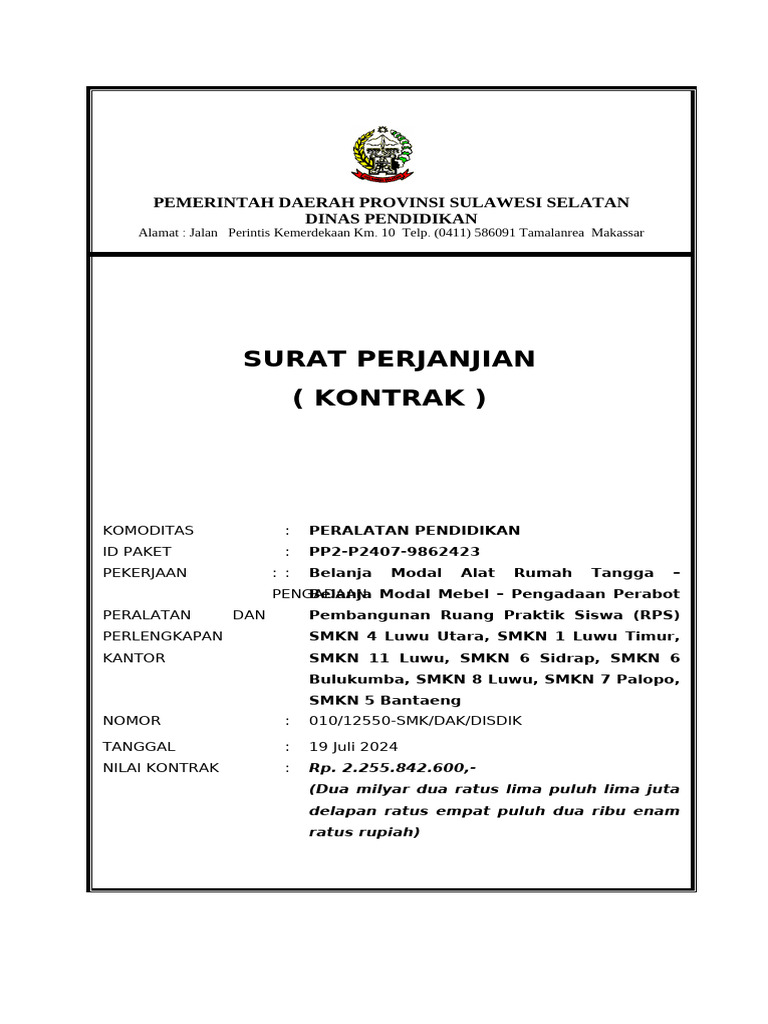 Mebel RPS SMKN PT. Internasional Kreasi | PDF