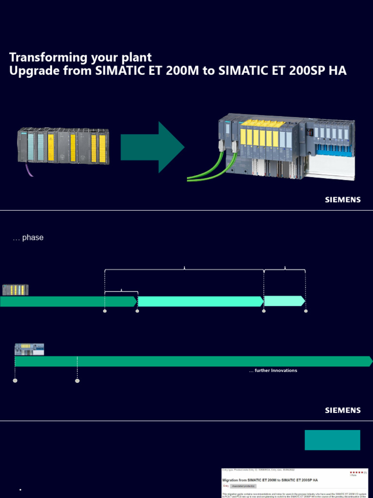 Upgrade from ET 200M to ET 200SP HA | PDF | Programmable Logic ...