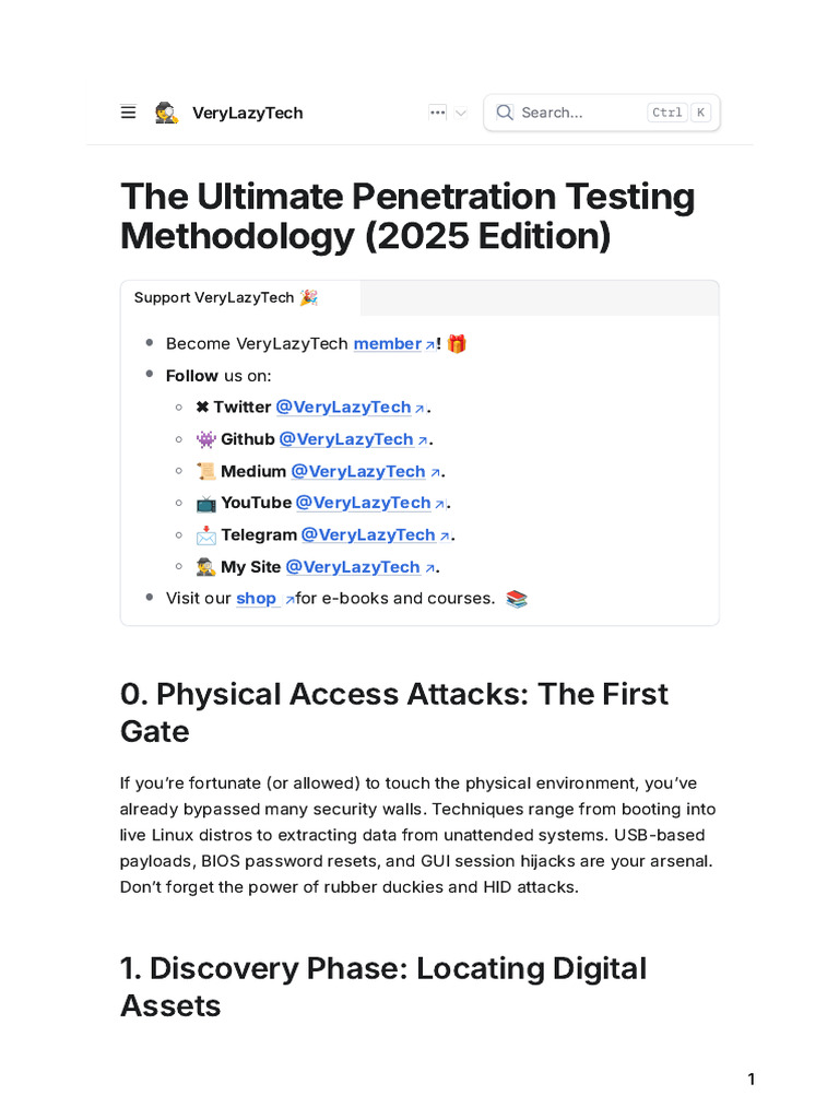 Ultimate Penetration Testing Guide 2025 | PDF | Computing | Computer ...