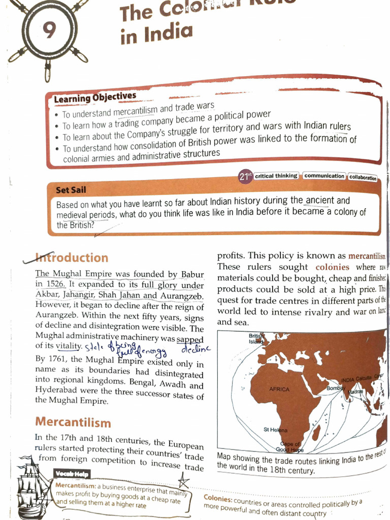 The Colonial Rule in India | PDF