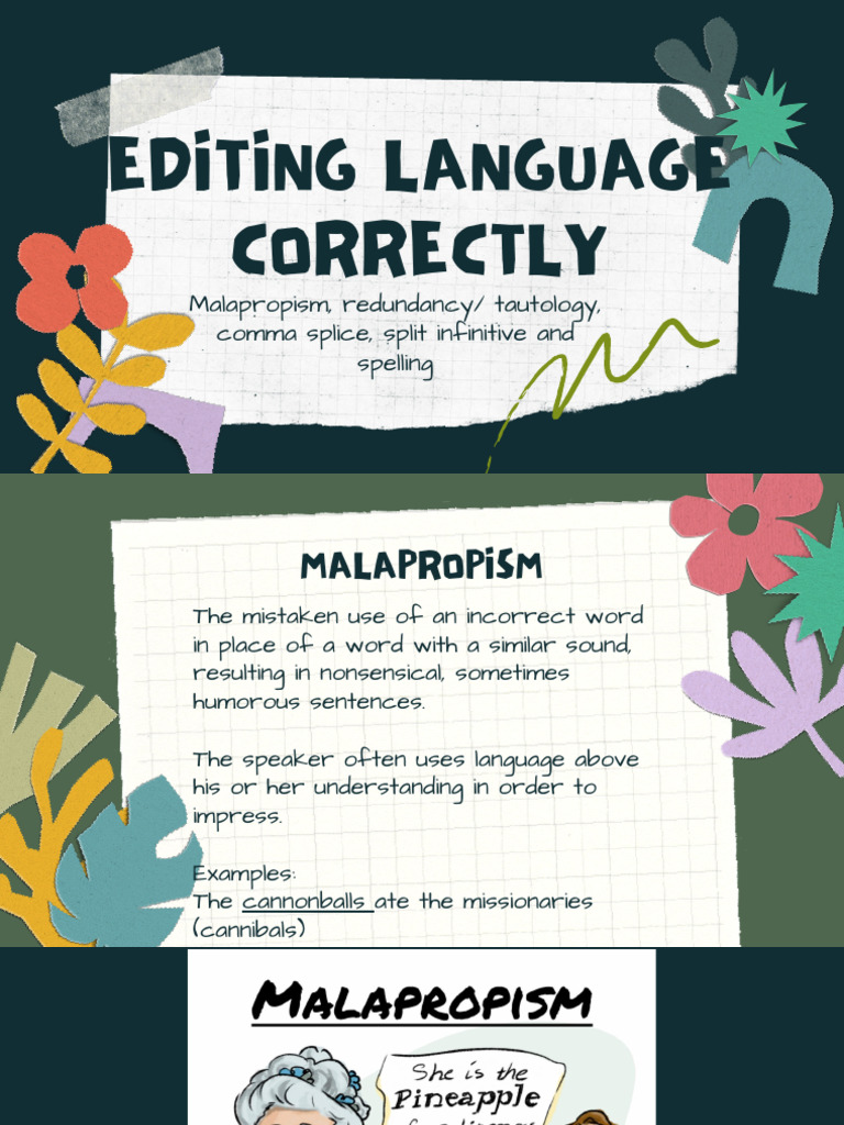 Grade 11 Editing Language Guide | PDF