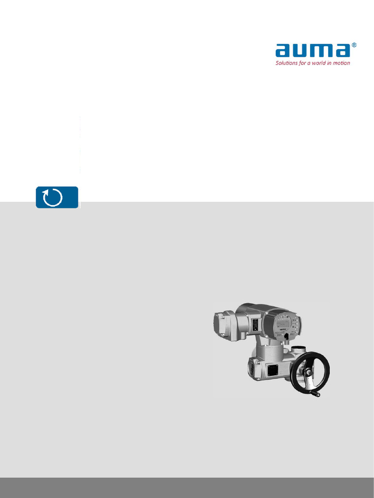 Guide d'installation AUMATIC AC 01.2 | PDF | Soupape | Biens manufacturés