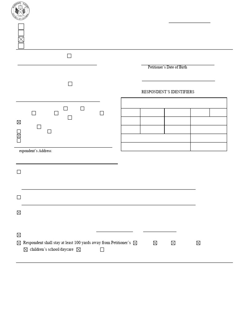 Domestic Violence Protection Order | PDF | Title 18 Of The United ...