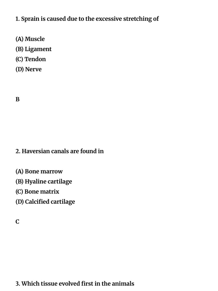 Class 9 Animal Tissues Worksheet | PDF | Connective Tissue | Tissue ...
