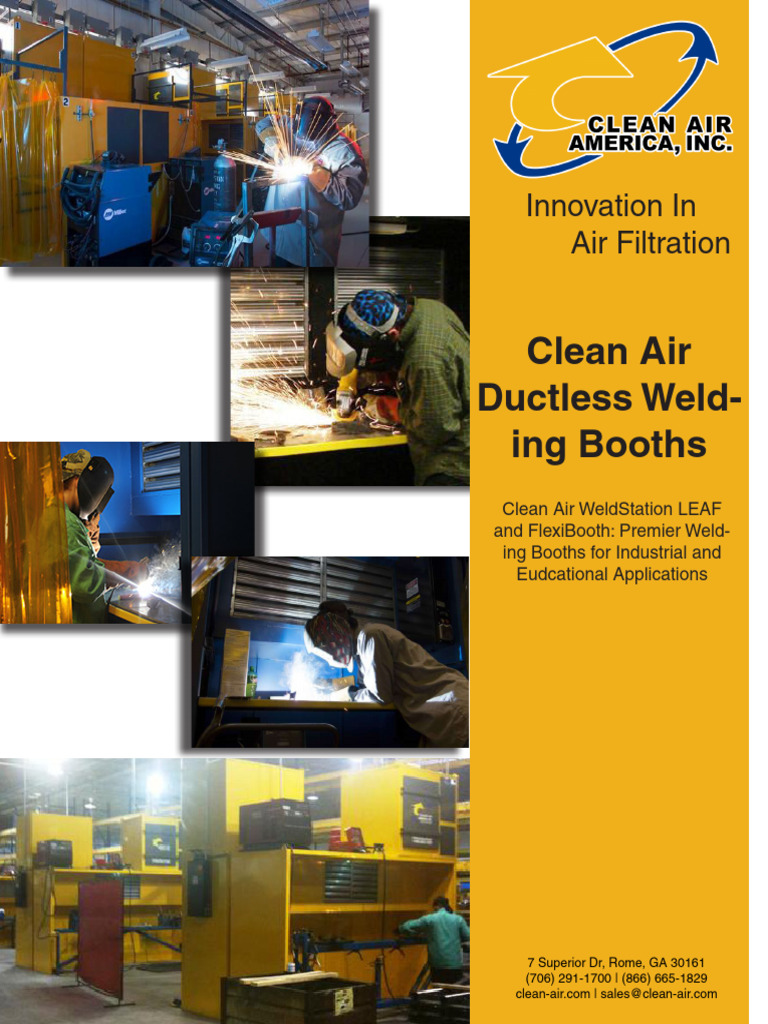 Clean Air Welding Booths | PDF | Welding | Construction