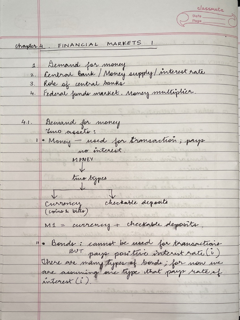 Financial Market Notes | PDF