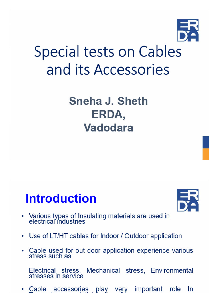 Cable Testing Methods and Standards | PDF | Electrical Connector ...