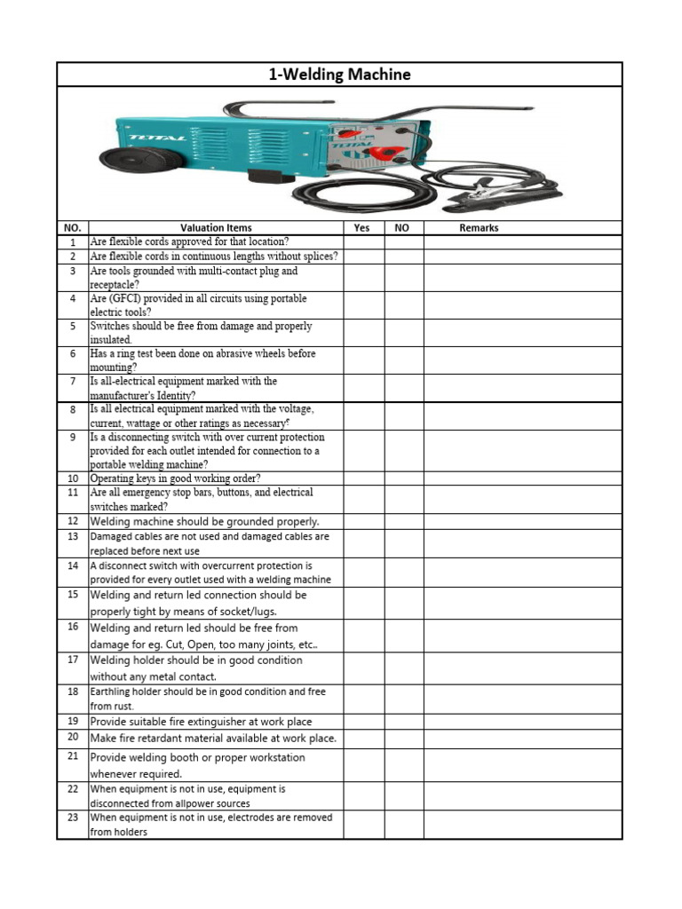 Welding Machine Pdf