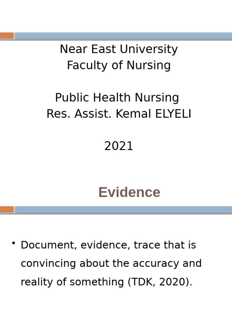 Research vs. Evidence in Nursing Practice | PDF | Evidence Based ...