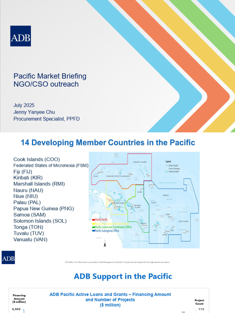 Introduction To The ADB Pipeline and Opportunities in The Region | PDF ...