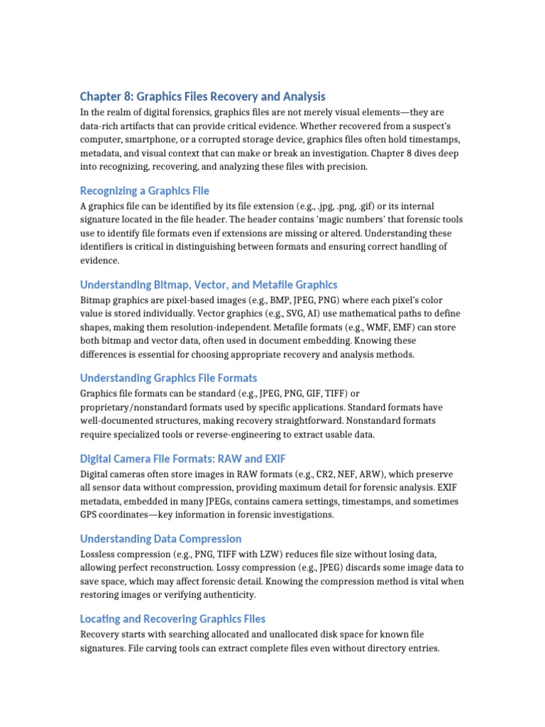 Recovering Graphics File Fragments | PDF | File Format | Data Compression