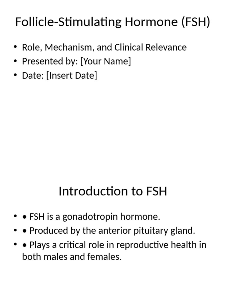 Understanding Follicle-Stimulating Hormone | PDF