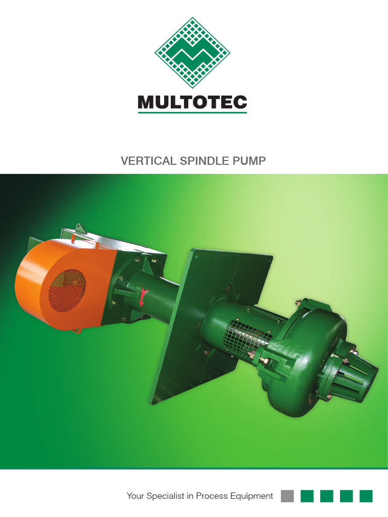 Heavy-Duty Vertical Spindle Pumps | PDF | Pump | Pipe (Fluid Conveyance)