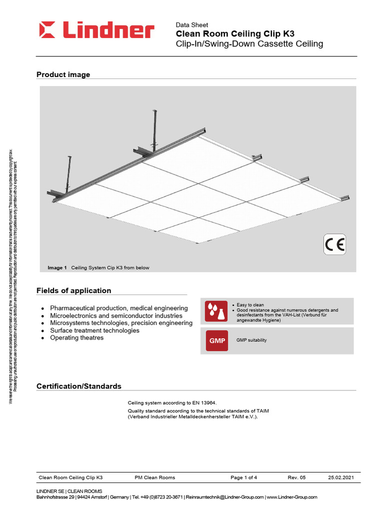 RRT DB Decke Clip k3 - en | PDF | Wall | Ceiling