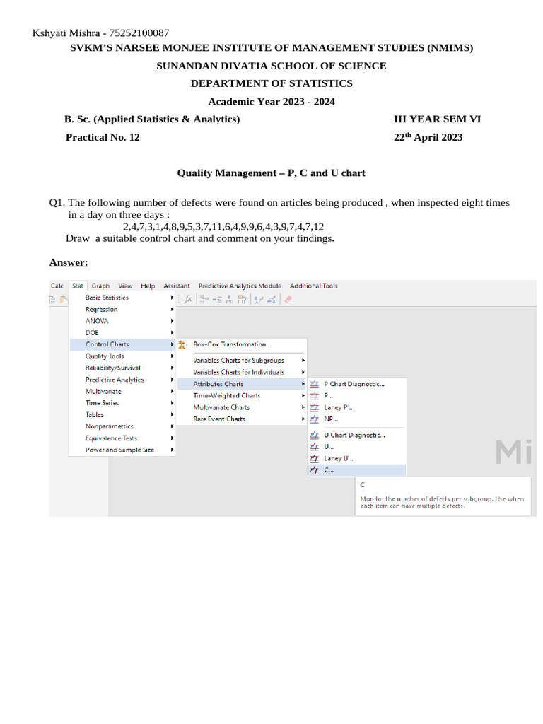 Control Charts for Quality Management | PDF | Outlier | Statistical ...