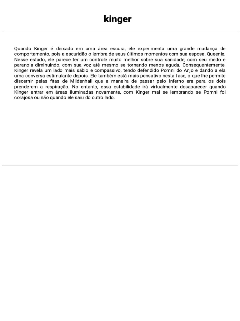 Kinger | PDF