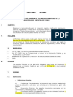 Directiva Propuesta Sistema Tramite Document A Rio MDC 2012