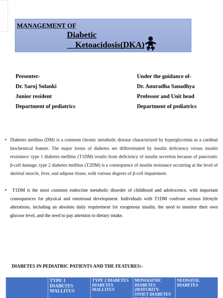 Management of Diabetic Ketoacidosis | PDF | Diabetes | Hyperglycemia