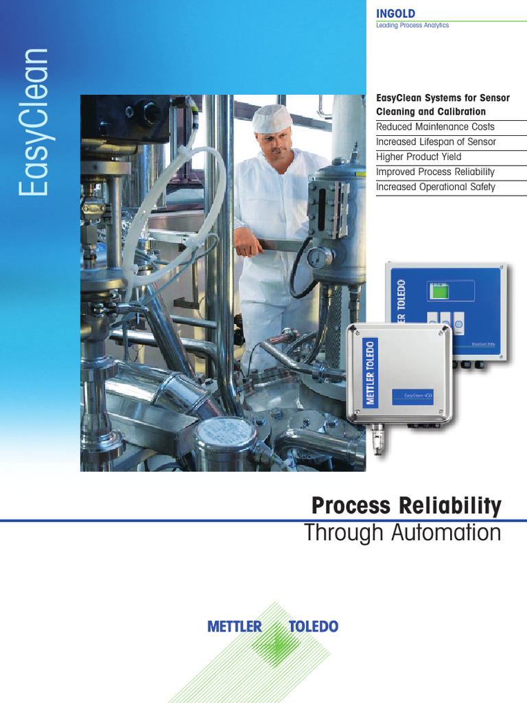 EasyClean Systems for Sensor Maintenance | PDF | Sensor | Automation