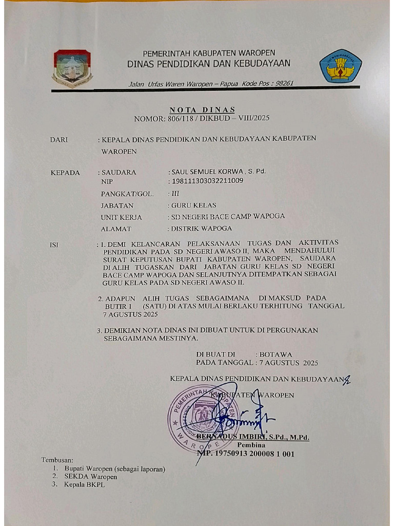 Nota Tugas | PDF