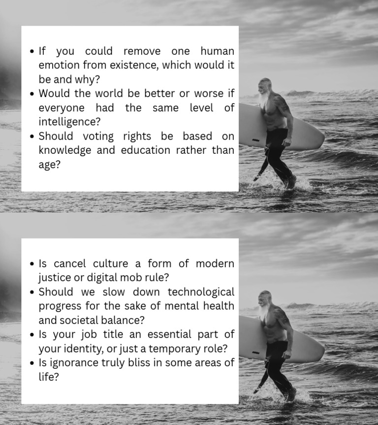 Thought-Provoking Ethical Questions | PDF