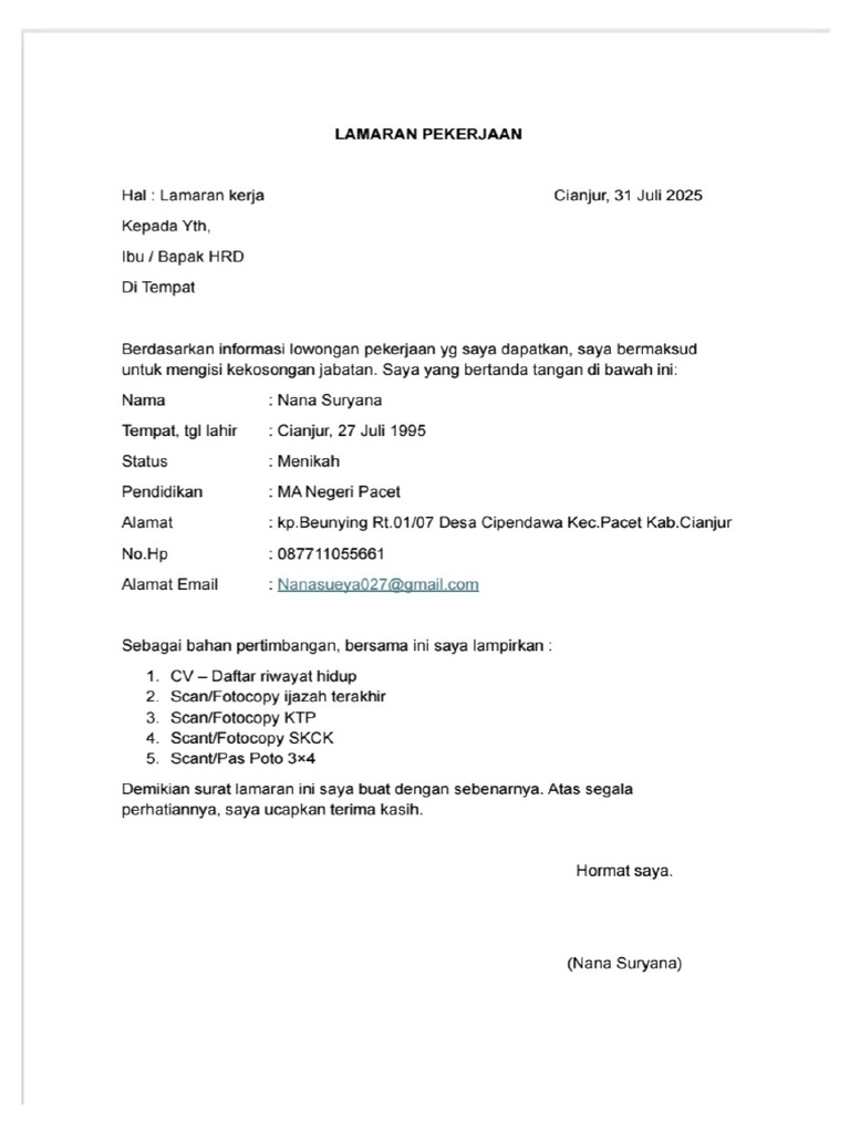 Paklaring | PDF