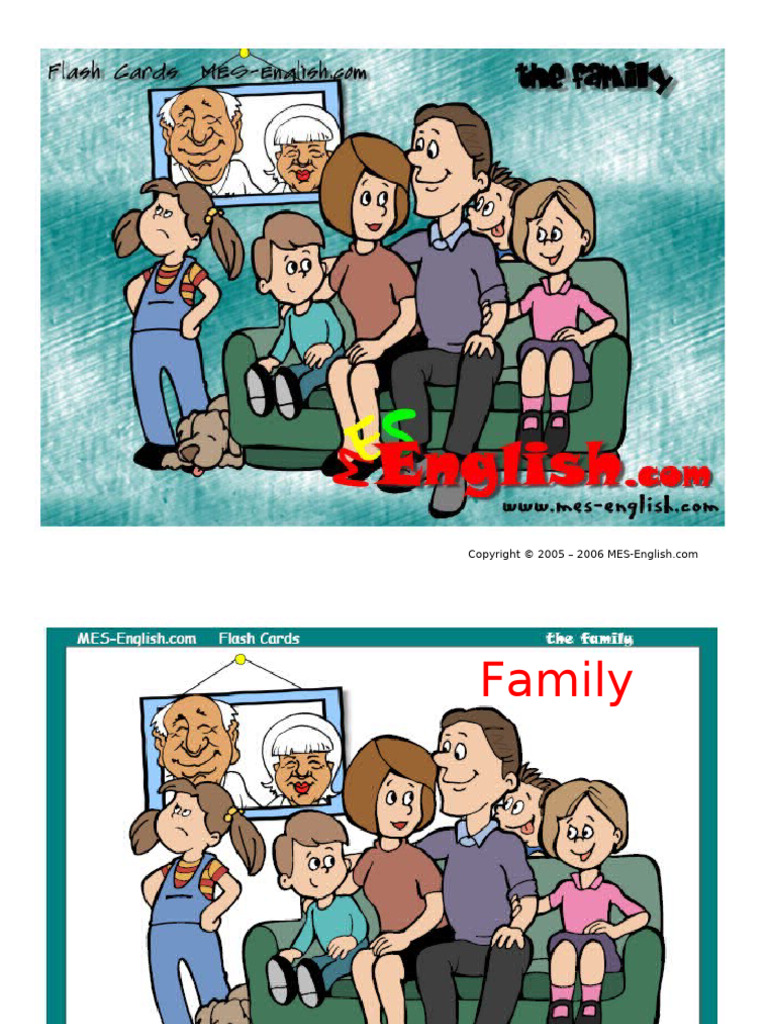 Family Relationships Vocabulary List | PDF