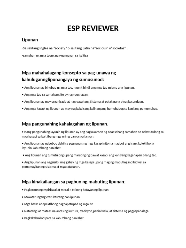 Esp Reviewer | PDF