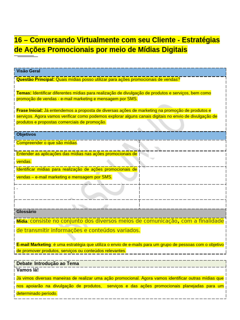 Mídias Digitais para Promoções Eficazes | PDF | Marketing | Publicidade