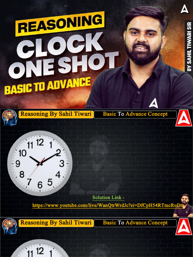 Clock Solution | PDF