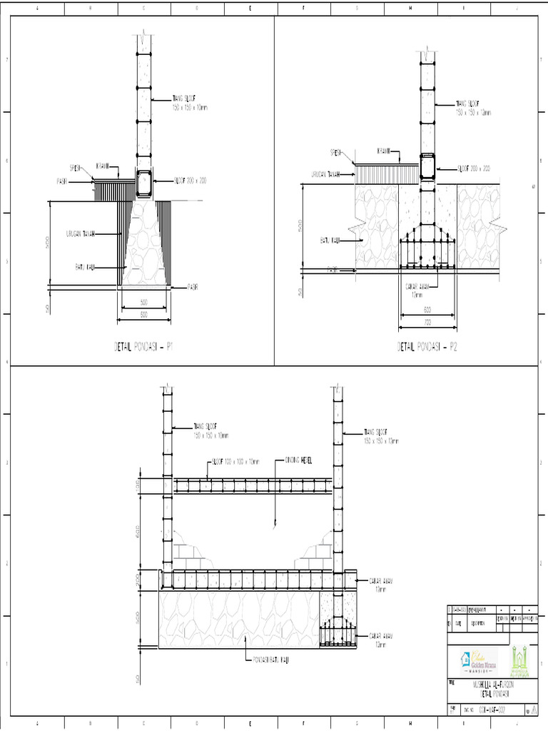 Detail Pondasi | PDF