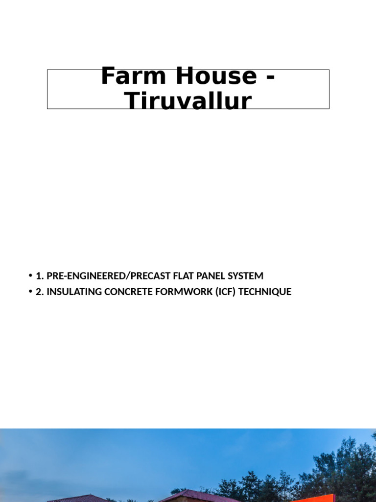 Farm House - Tiruvallur | PDF
