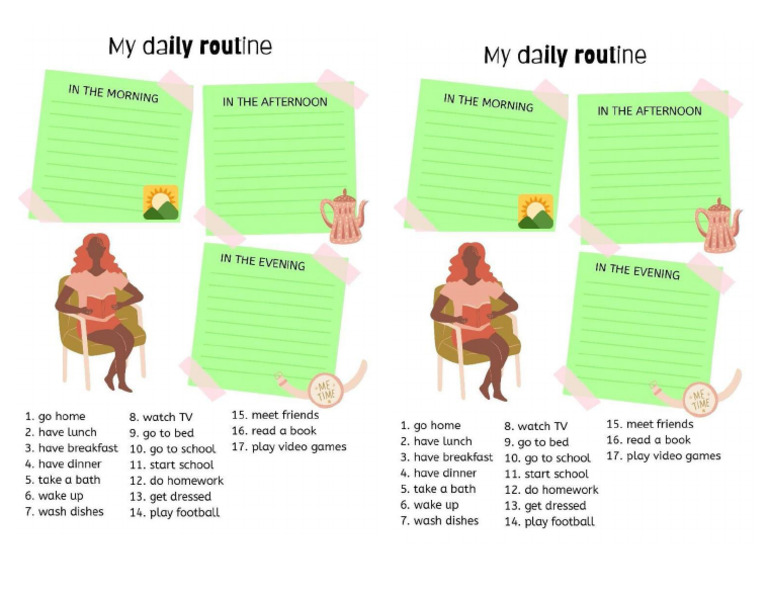 My Daily Routine | PDF