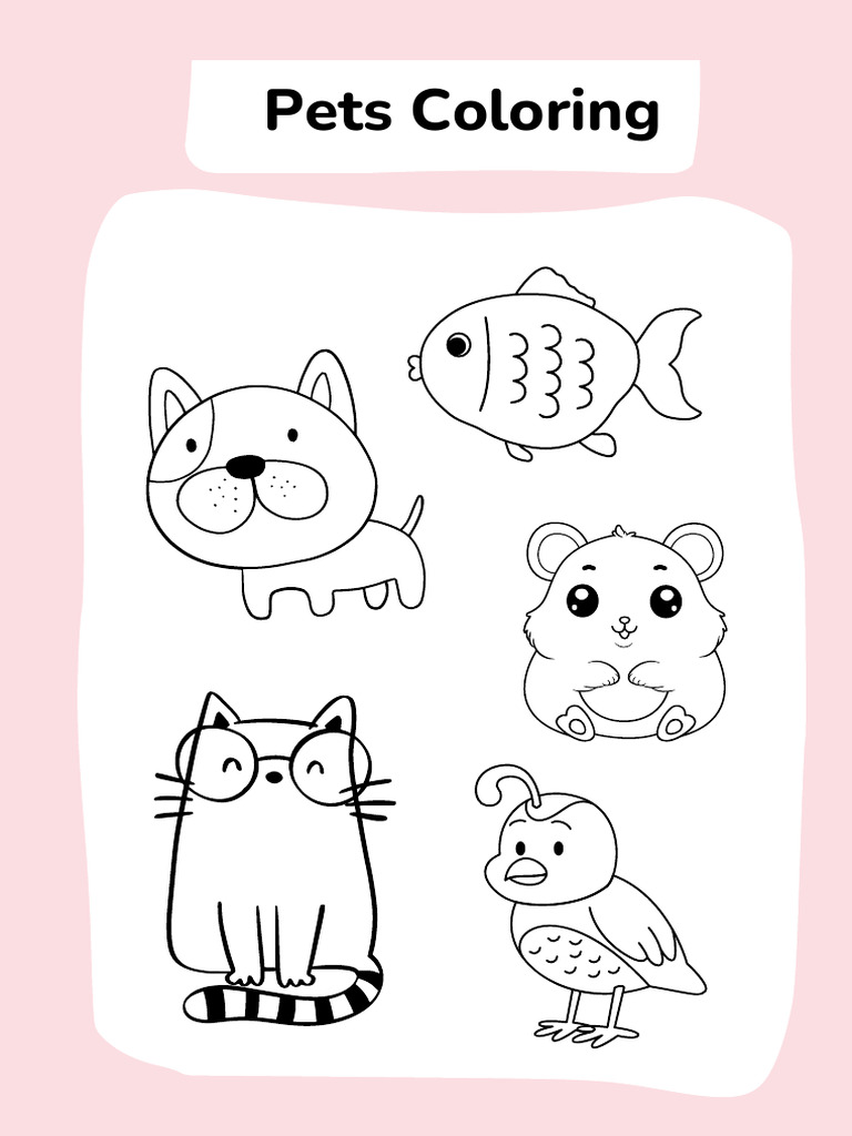 Pets Coloring | PDF