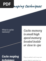 Cache Memory Mapping Techniques Explained | PDF