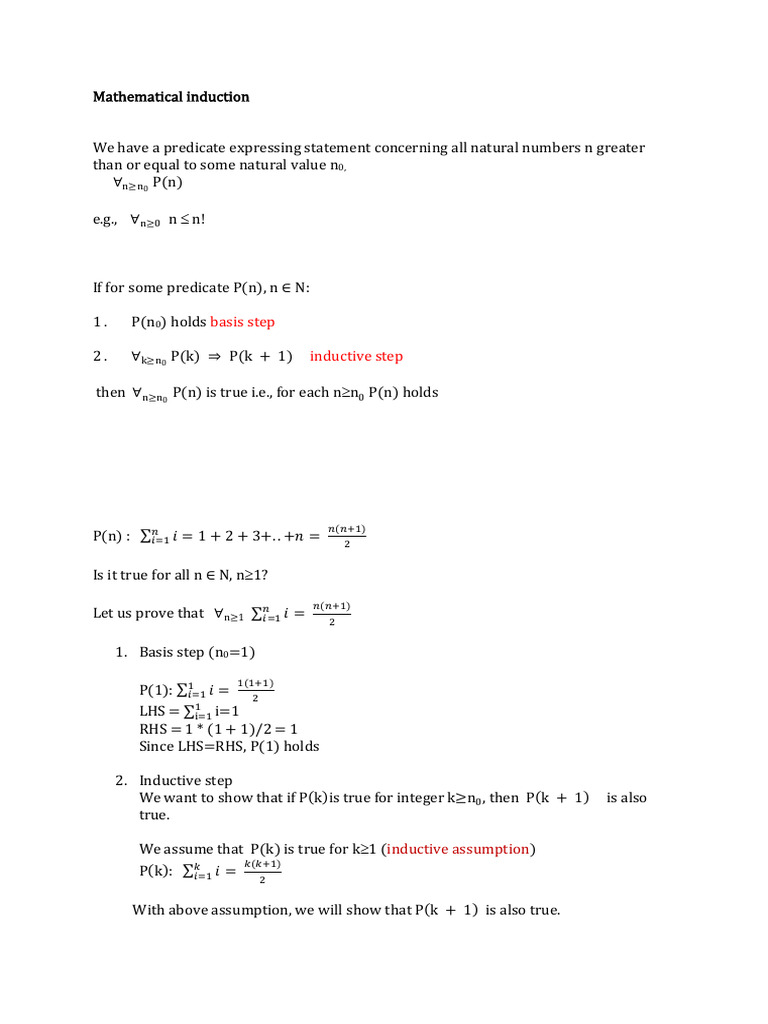 Induction | PDF