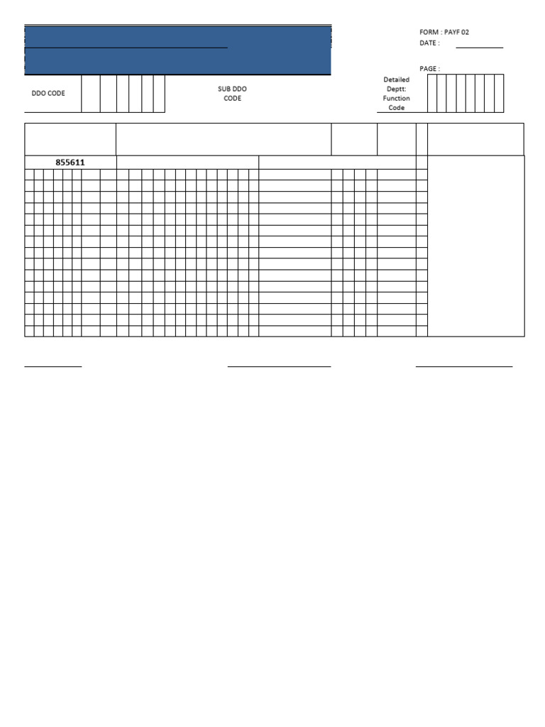 Mardan 2 District Accounts Amendment Form | PDF
