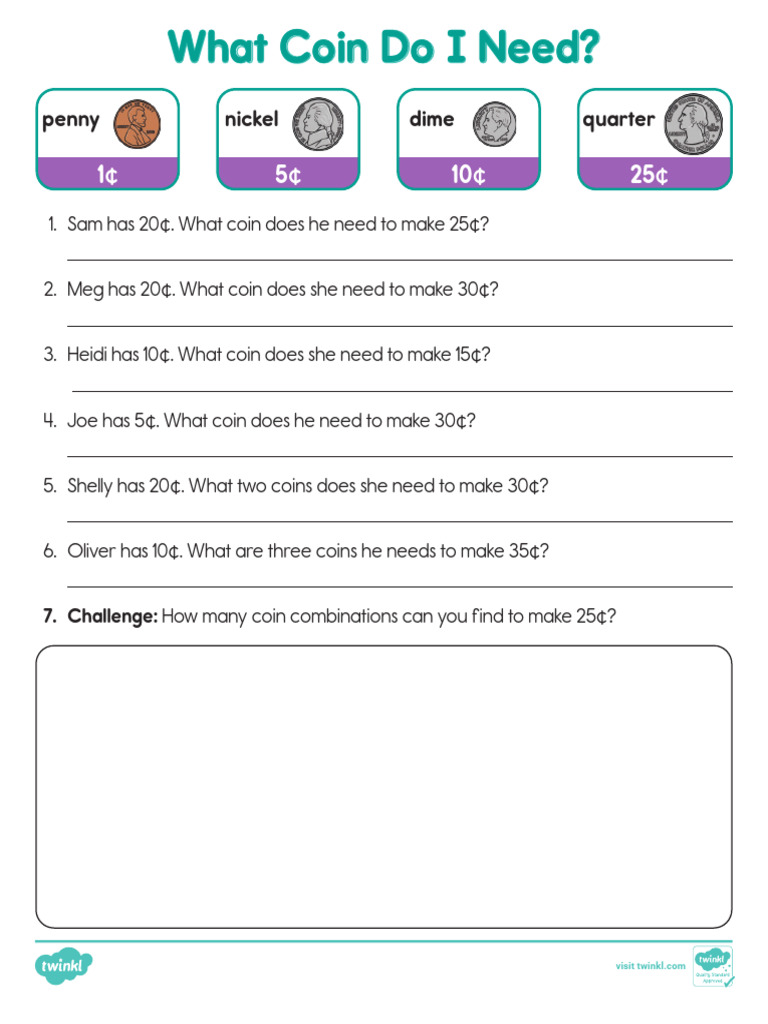 Coin Combinations for Making Change | PDF